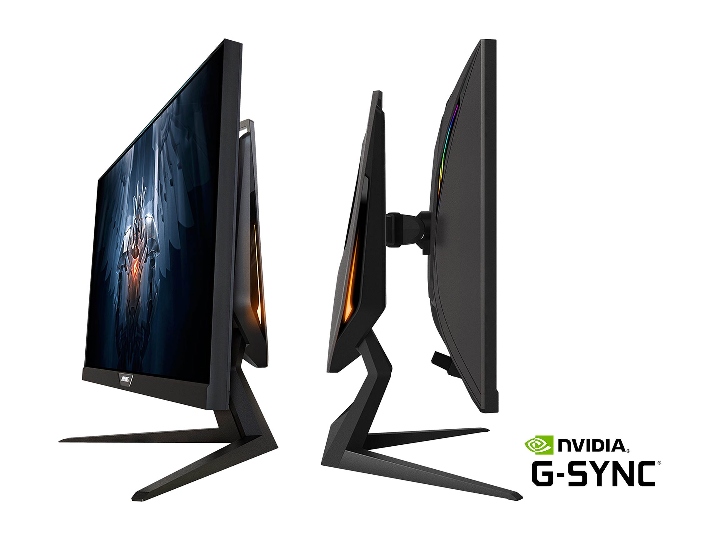 AORUS FI27Q-P 27" 165Hz 1440P HBR3 G-SYNC Compatible IPS Gaming Monitor, Built-in ANC, 2k Display, 1 ms Response Time, HDR, 95% DCI-P3, 1x Display Port 1.4, 2x HDMI 2.0, 2x USB 3.0