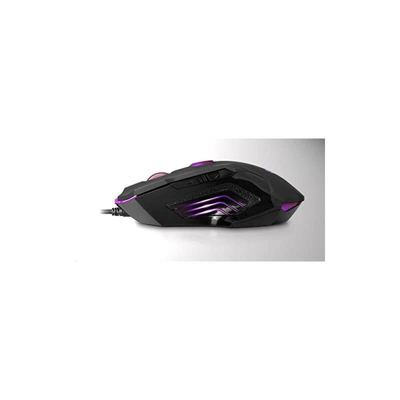Digital M999 Professional Gaming High Precision 200 to 8200 DPI Adjustable DPI LED Wired USB Laser Gaming Mouse for PC, 8 Programmable Buttons, 5 User Profiles, Omron Switches, Avago Sensor