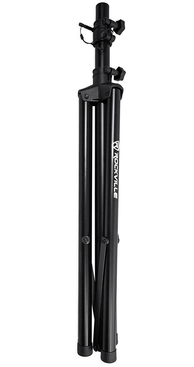 Rockville RVES05 Black Heavy Duty Tripod Pole-Mount DJ PA Speaker Stand