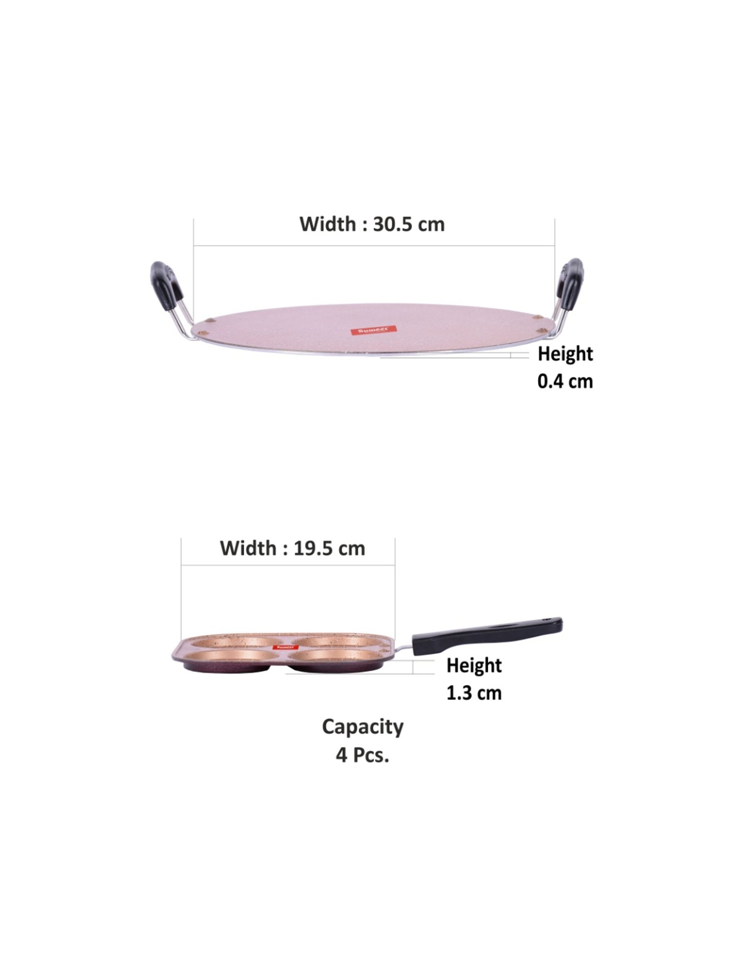 HAZEL Silver Induction Bottom Tope Stainless Steel Patila - 17.7 cm (2500 ml)