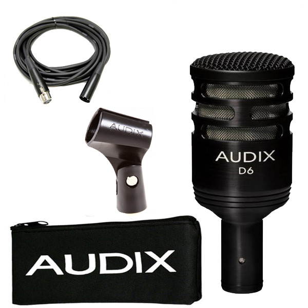 Audix D6 Kick Drum Microphone - Black