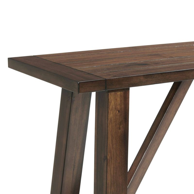 6pc Regan Counter Height Dining Set with 4 Side Chairs and Bench Cherry - Picket House Furnishings