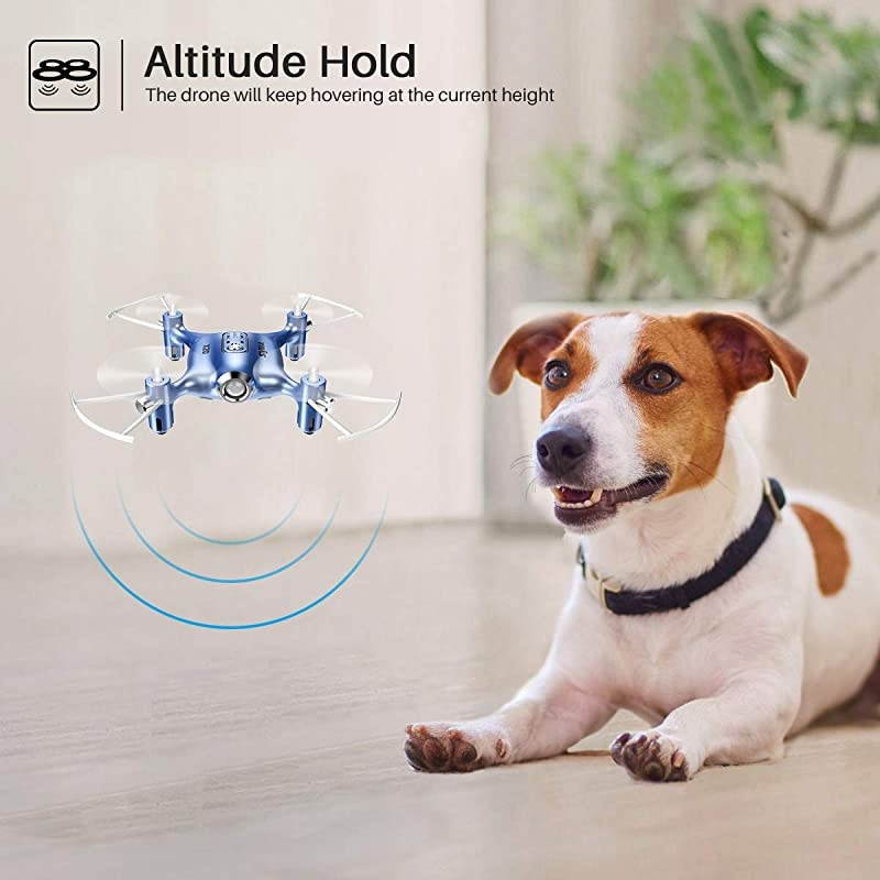 Drones for Kids or Adults, RC Drone Helicopter Toy, Easy Indoor Small Flying Toys for Boys or Girls Blue