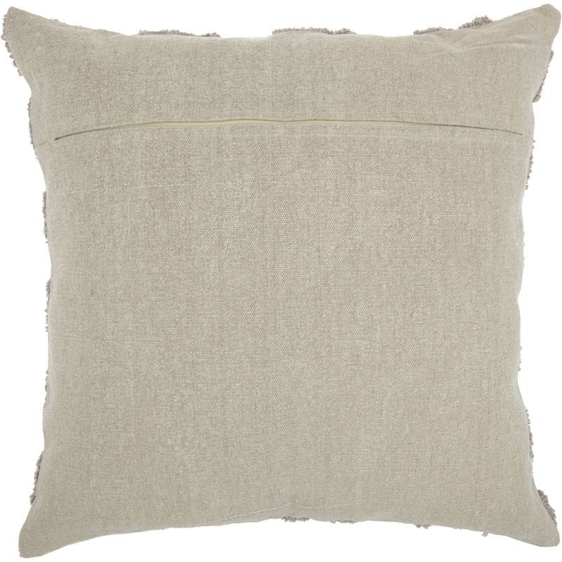 Life Styles Raised Throw Pillow Chevron Khaki - Mina Victory