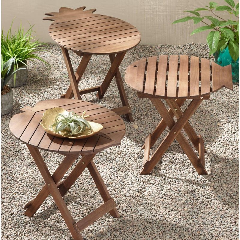 La Sola 3pc Metal Bistro Set - Black/Bronze - Christopher Knight Home
