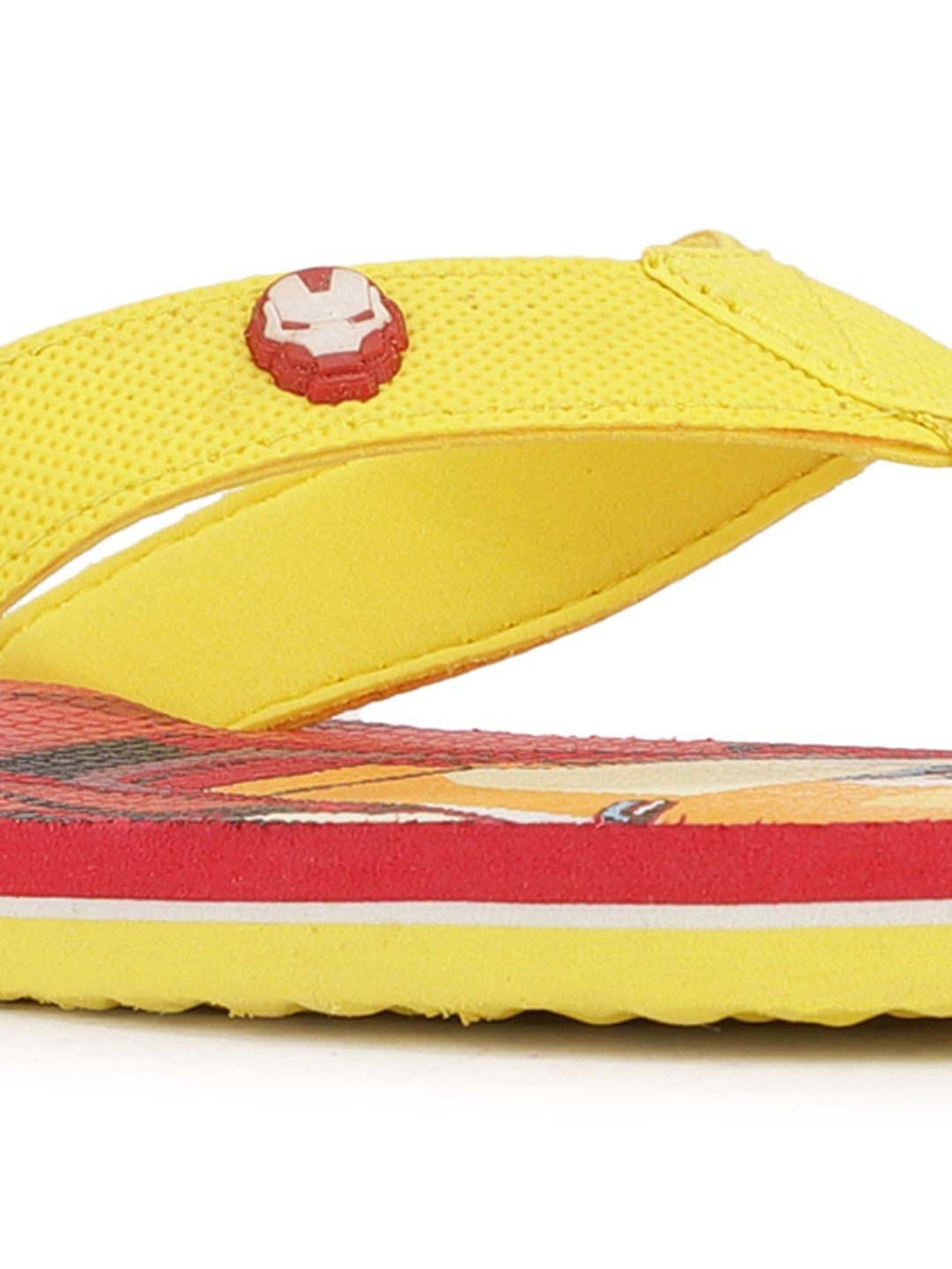 Disney by Bata Kids Yellow & Red Flip Flops