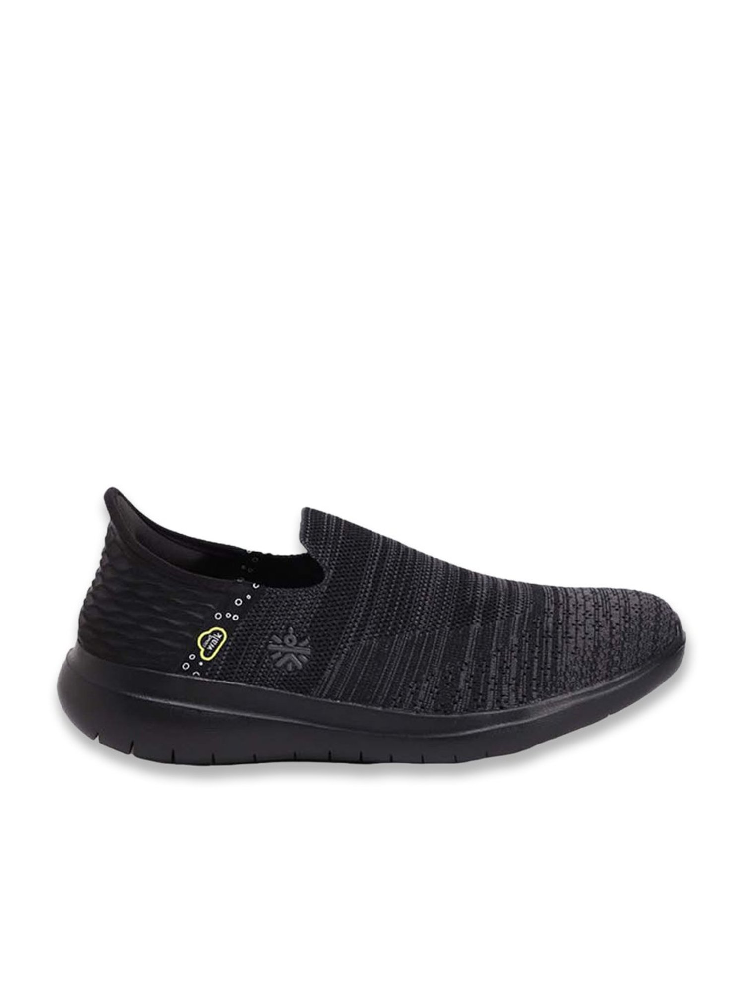 cultsportone EZ+ Walk Men's Black Running Shoes