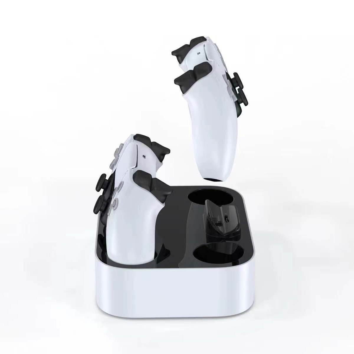 Ps5 Dual Sense Controller Charger Fast Charging Station LED Indicator Stand For Playstation Ps5 Dualsense Charging Station