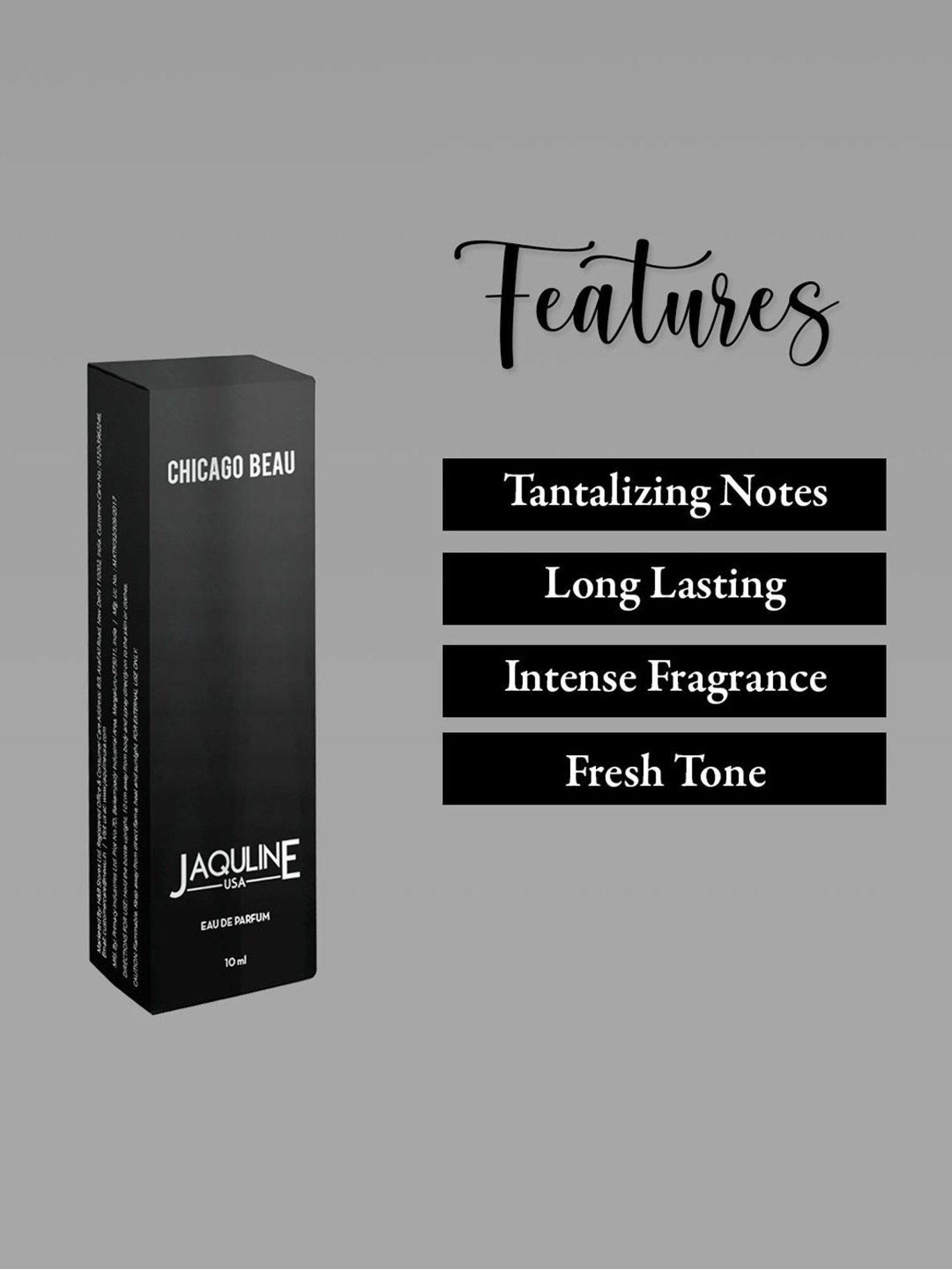 Jaquline USA Chicago Beau Eau de Parfum - 10 ml