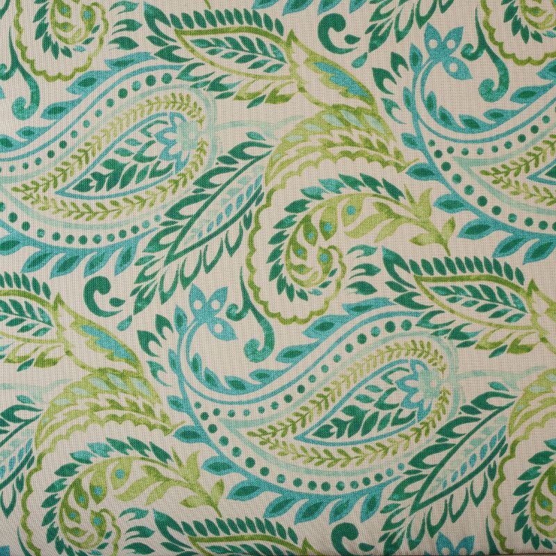 Jordan French Edge Chaise Lounge Cushion - Cabana Stripe Turquoise