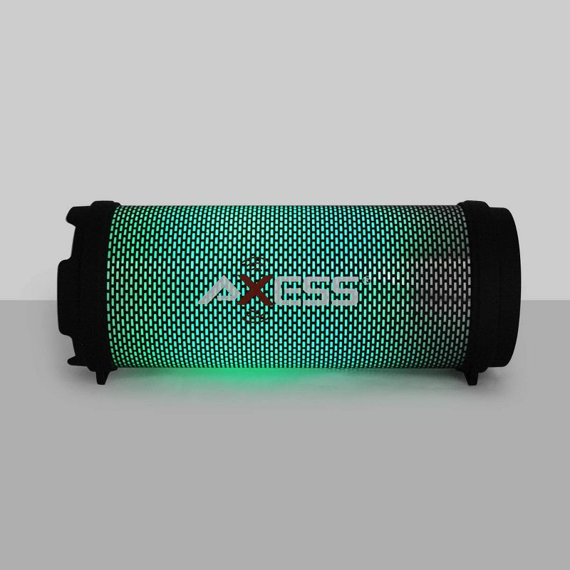Axess HIFI Bluetooth Media Speaker with Colorful RGB Lights in Yellow