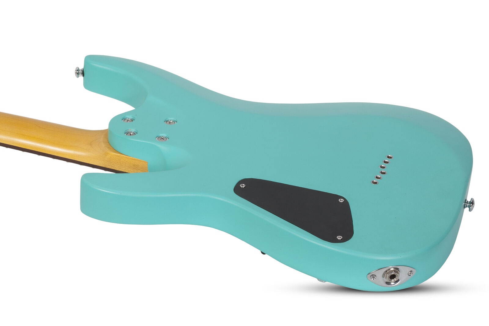 Schecter C-6 Deluxe Electric Guitar Satin Aqua Finish, 428