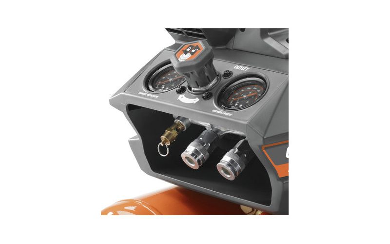 Ridgid ZROF45200SS 1.6 HP 4.5 Gallon Oil-Free Pontoon Air Compressor