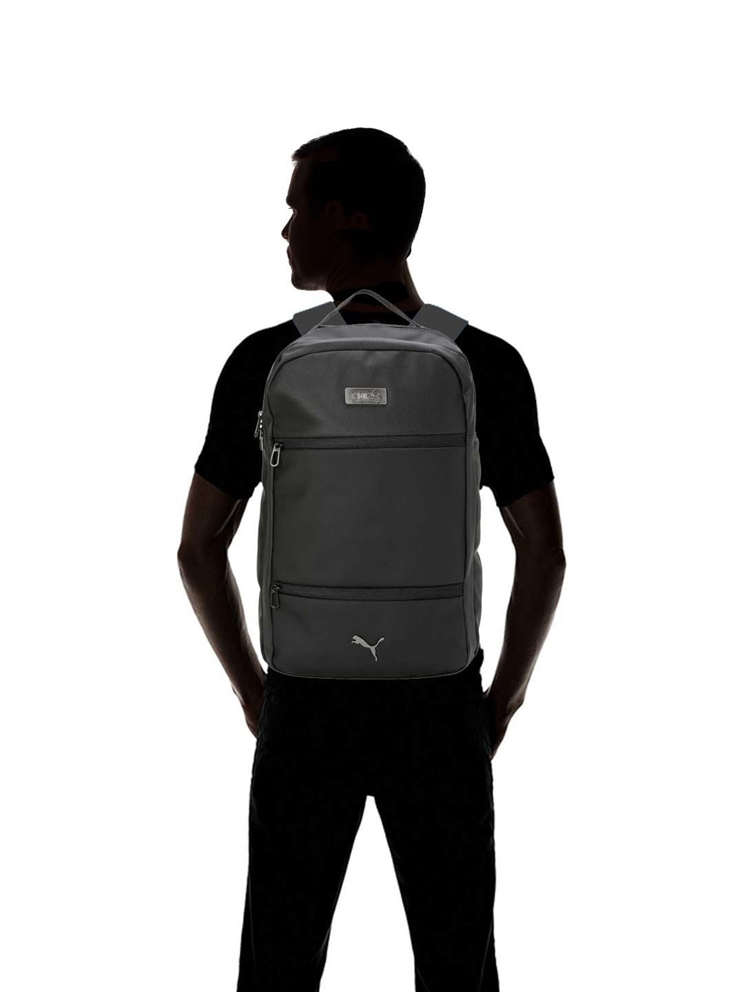 Puma SS23 13 Ltrs Black Solid Medium Laptop Backpack