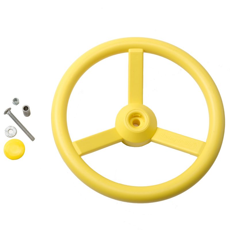 Swing-N-Slide Toy Steering Wheel - Yellow