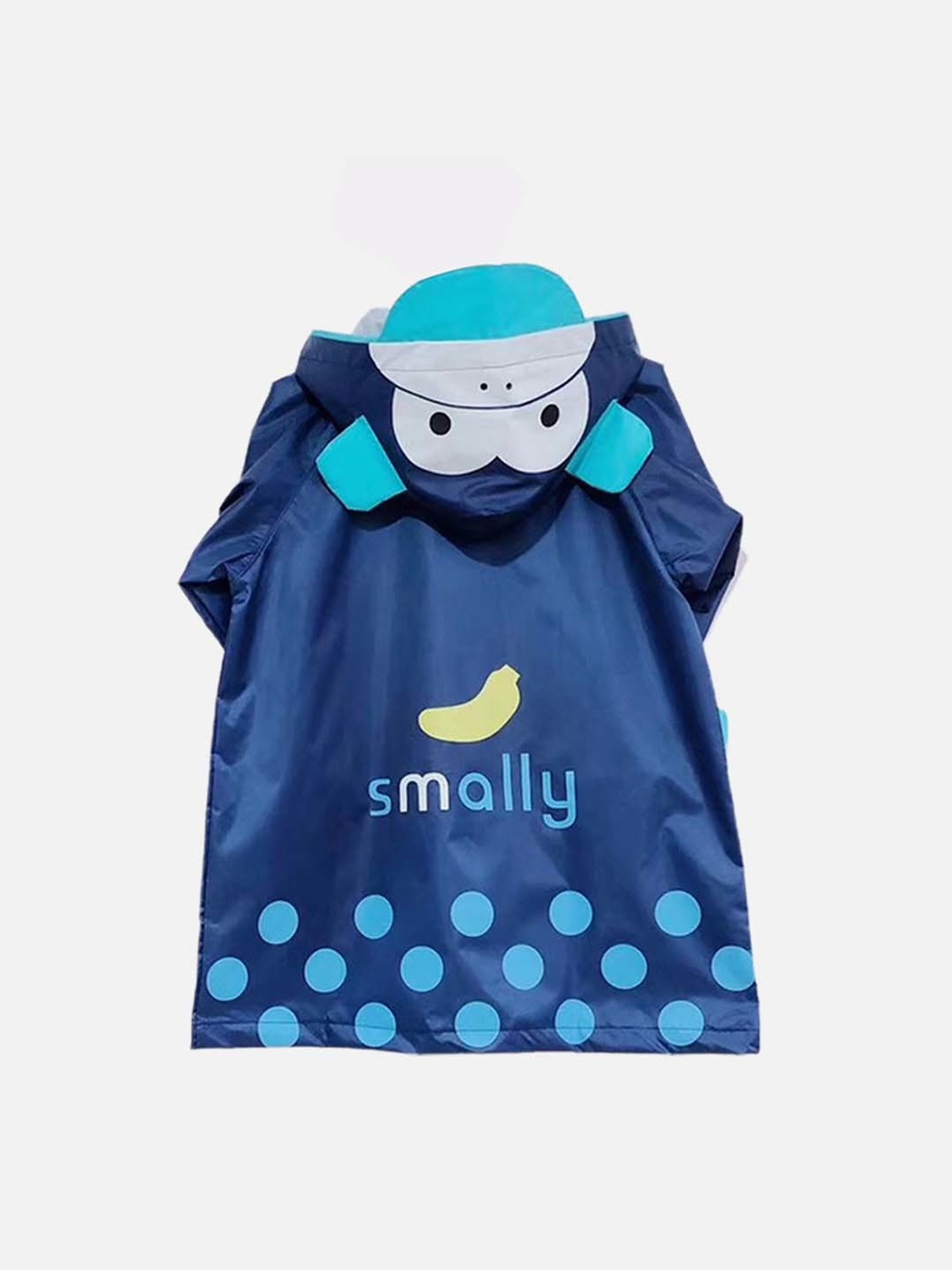 Little Surprise Box Kids Yellow Printed Full Sleeves Raincoat