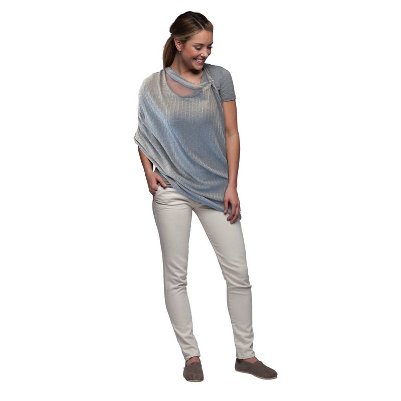 Boppy Infinity Nursing Scarf for Breastfeeding - Silver Gray