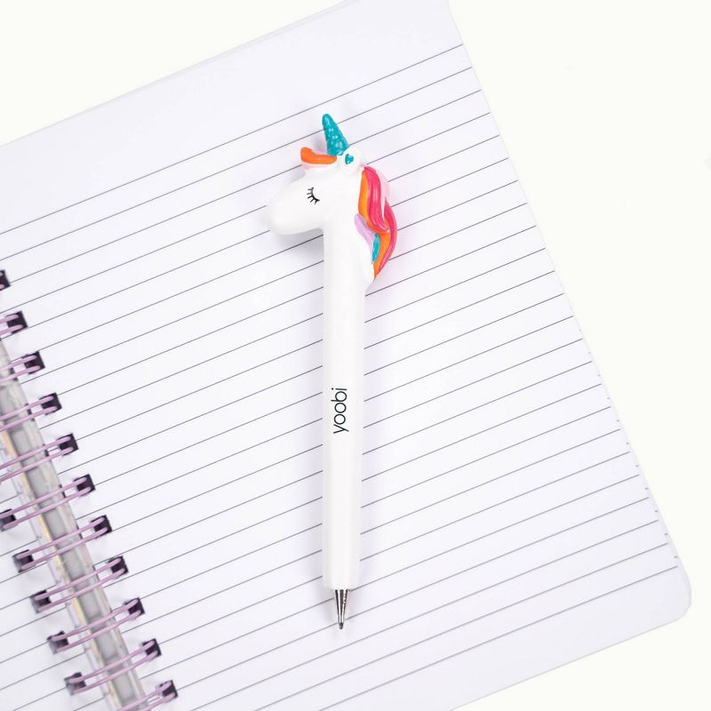 1ct Ballpoint Gel Pen Unicorn Black Ink  - Yoobi™