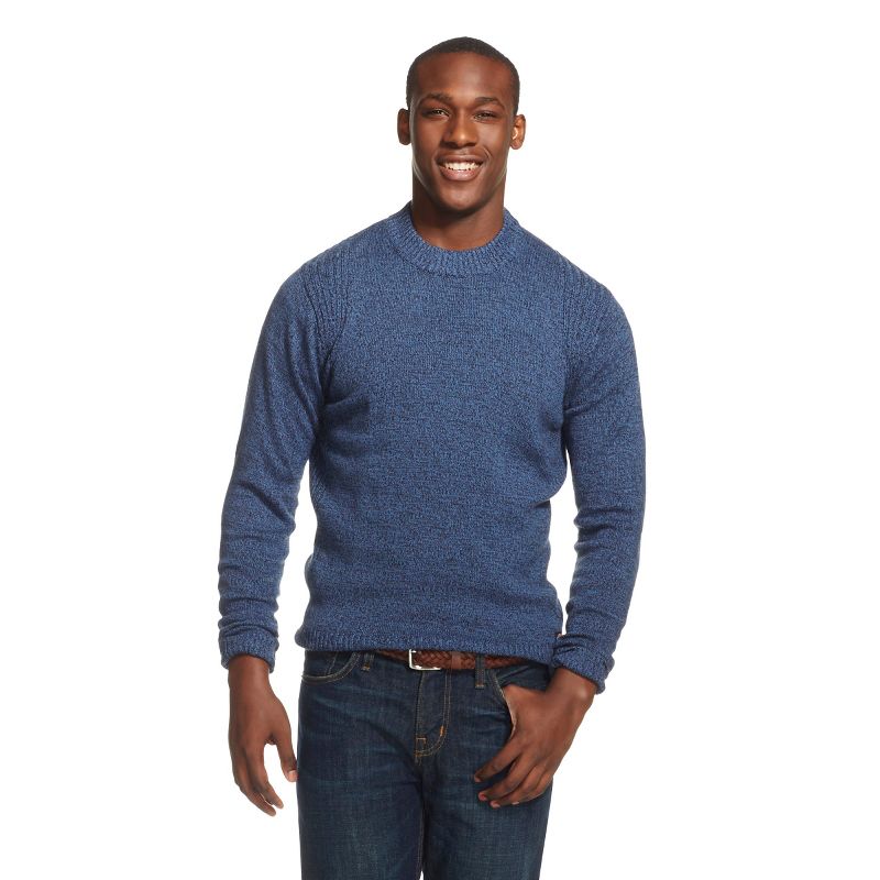 Dickies Men's Jersey High Crew w/Rib Detail Cadet Marl 2XL