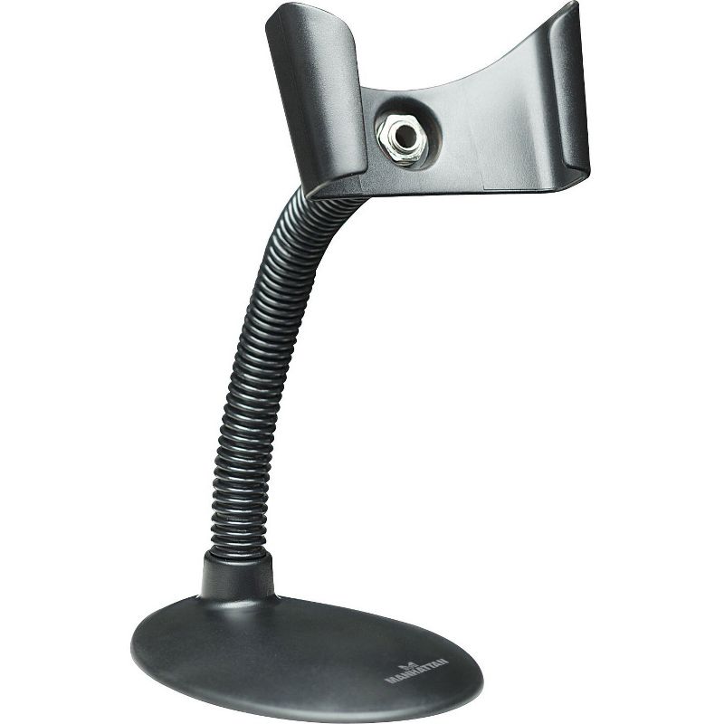 Manhattan Gooseneck Barcode Scanner Stand - Suitable for table, counter or wall mount - ideal for retail and other applications