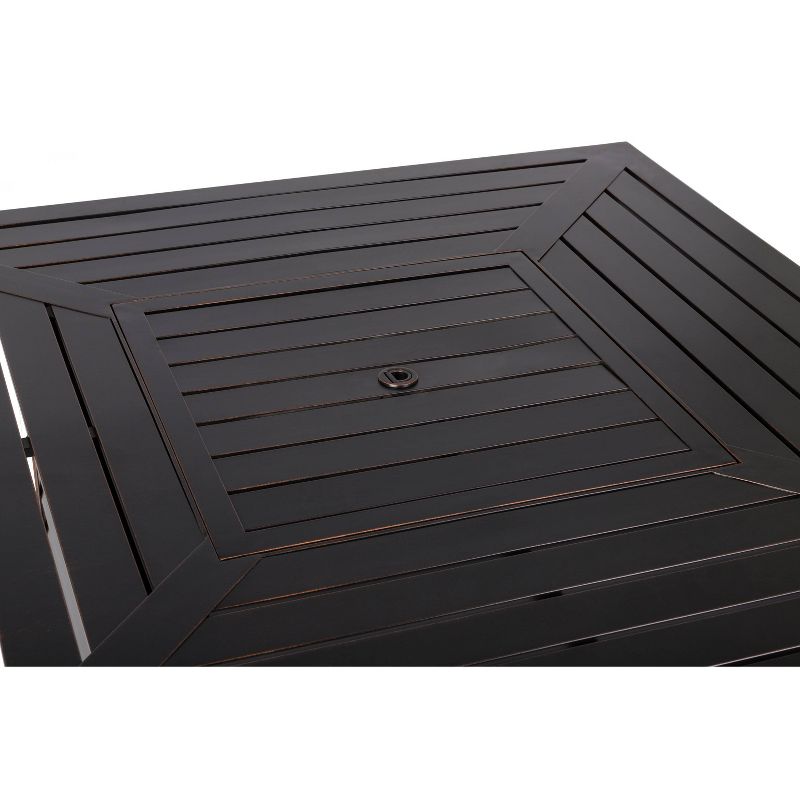 Palmetto Aluminum Square LPG Fire Pit - Fire Sense