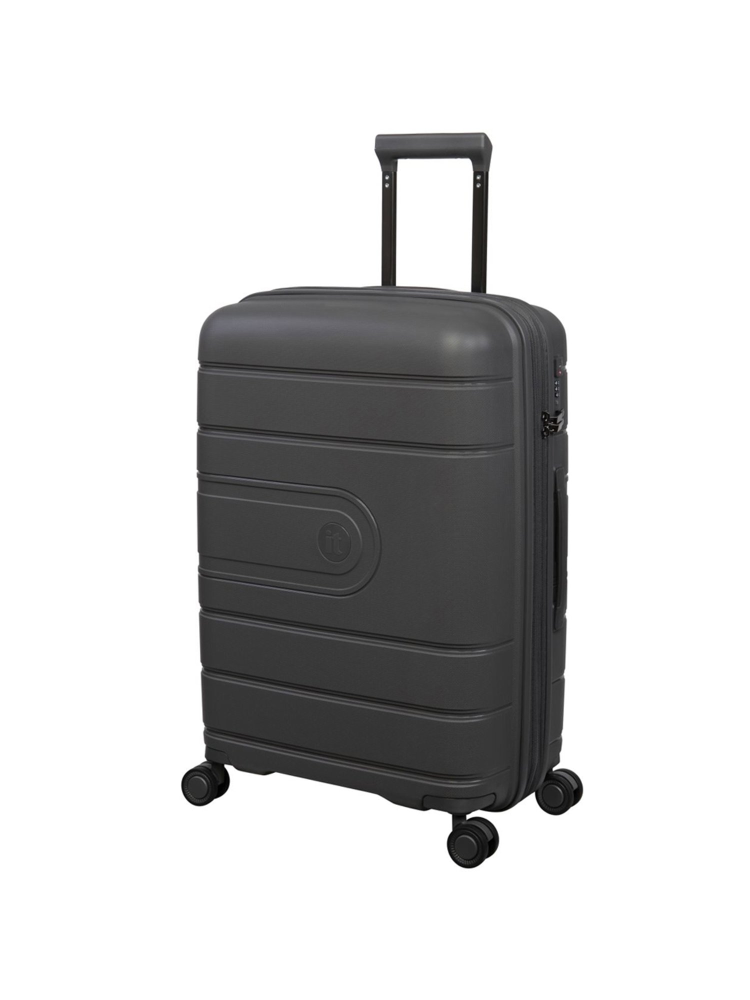 it luggage Eco Tough Grey Combo-24 & 20 inches Expandable Hardsided Luggage Trolley with TSA Lock
