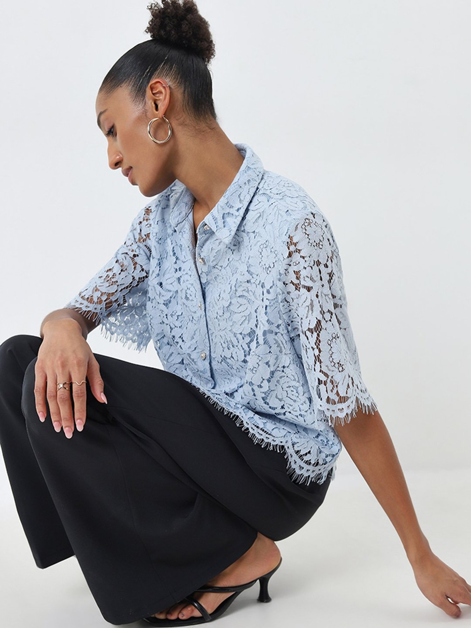 Style Quotient Brown Regular Fit Formal Shirt