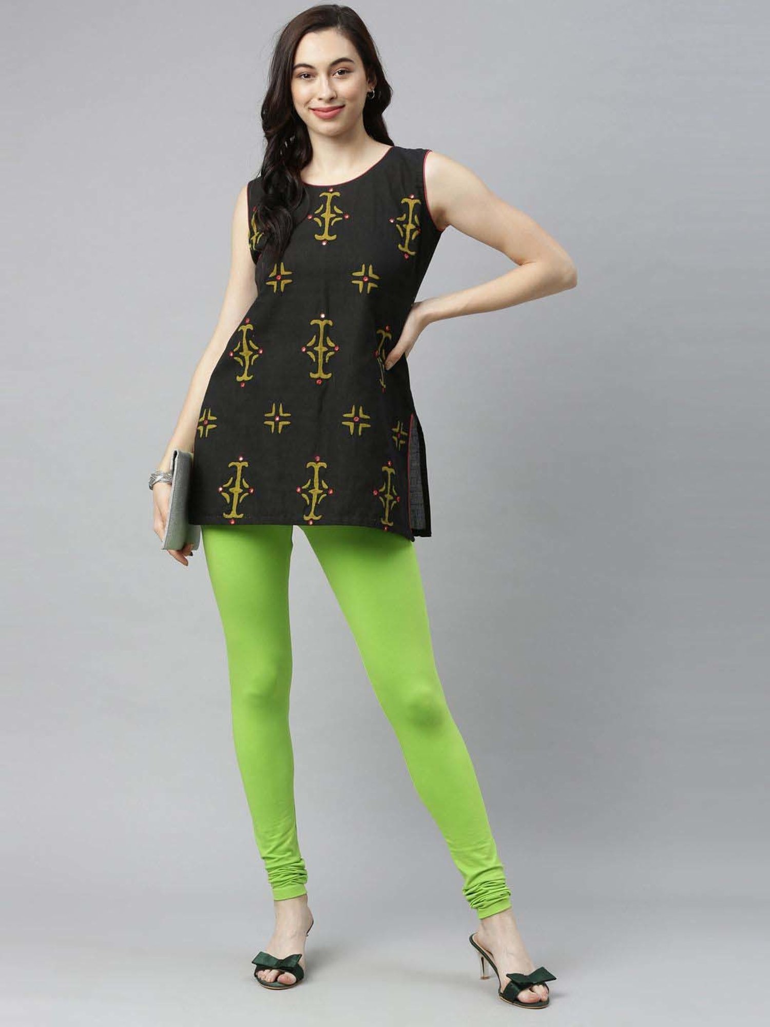 JCSS Green Cotton Leggings