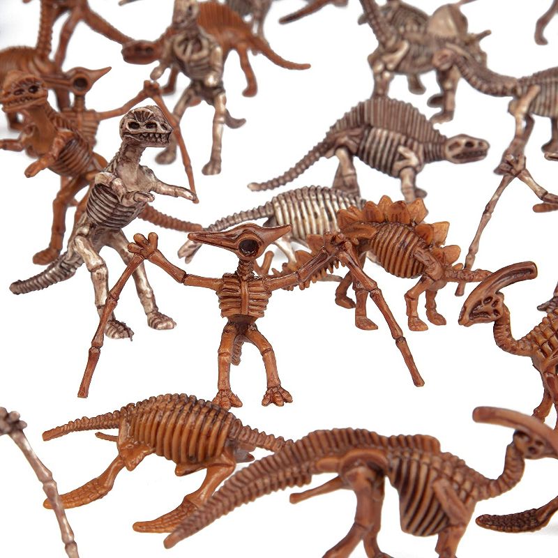 Hingfat Dinosaur Fossil Skeleton Action Figure Toy Playset, 96 Pieces