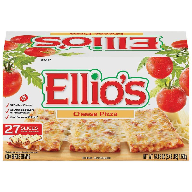 Ellio's 27 Slice Cheese Frozen Pizza - 54.88oz