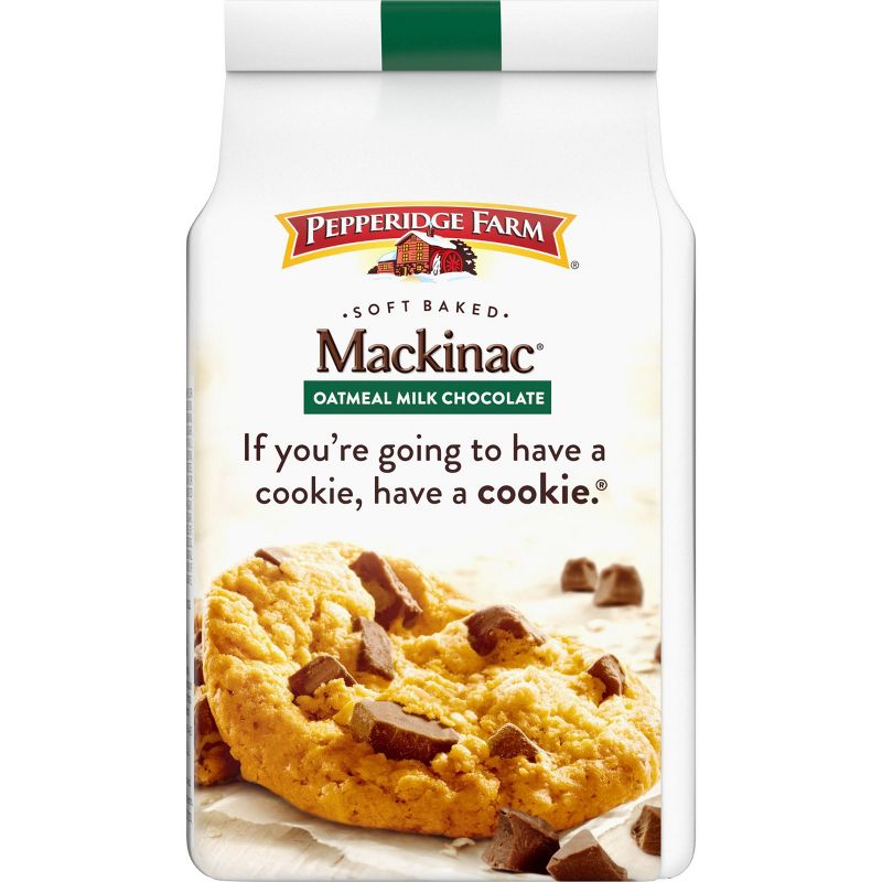 Pepperidge Farm Mackinac Soft Baked Oatmeal Milk Chocolate Cookies - 8.6oz