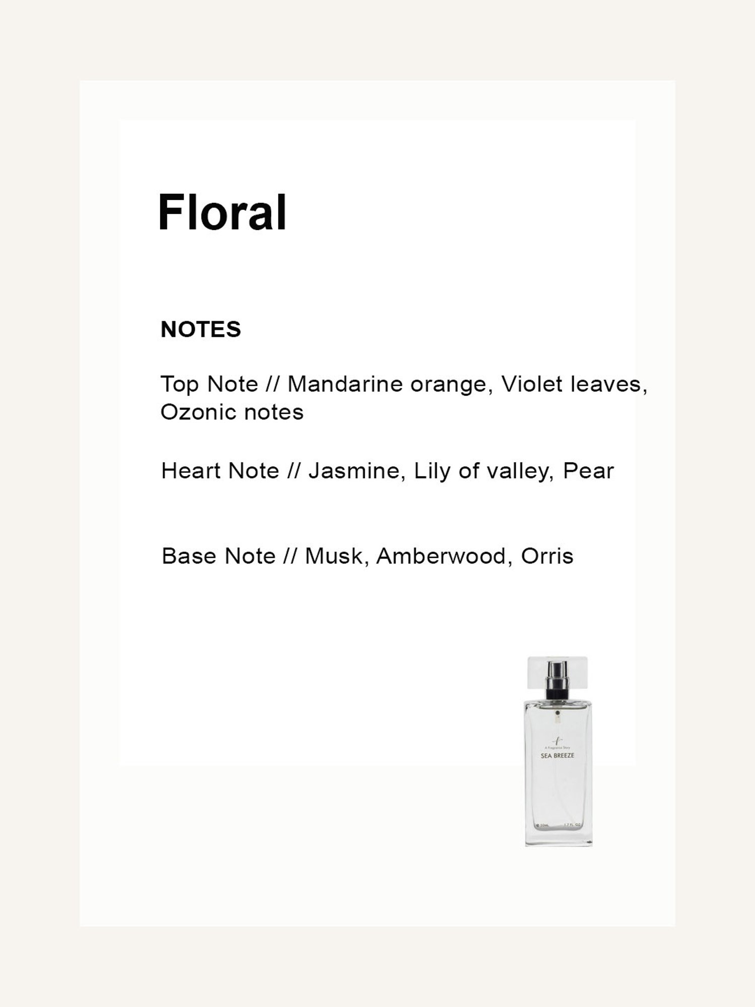 A Fragrance Story Sea Breeze Eau de Parfum - 50 ml