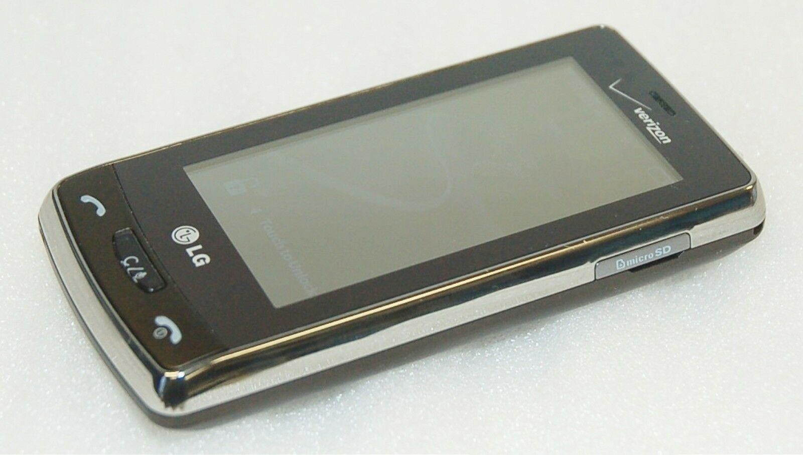 LG VX9600 Versa Verizon CHROME BEZEL Touch Screen Cell Phone 2MP Camera vCast 3G