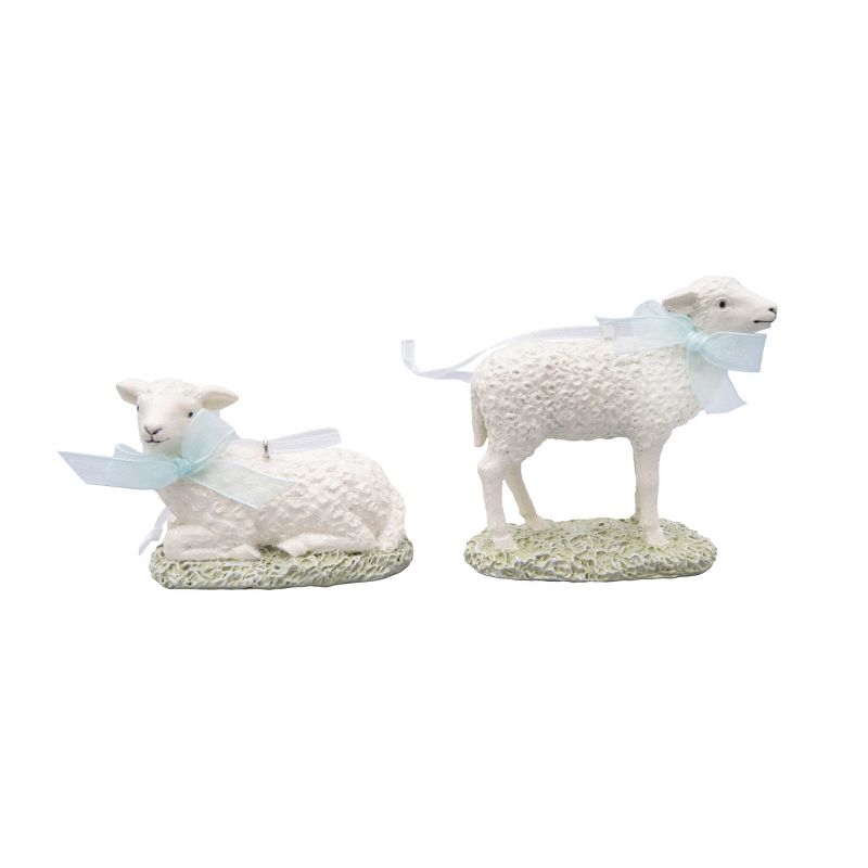 Gallerie II Spring Lamb Ornament, S/2