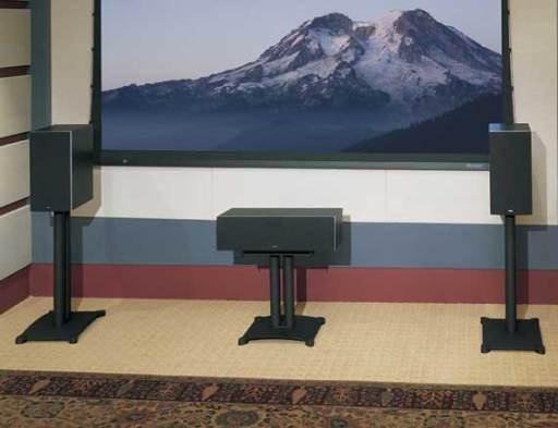 Sanus Systems SFC18 Steel Foundations 18" Tall Speaker Stand #SFC18-B1