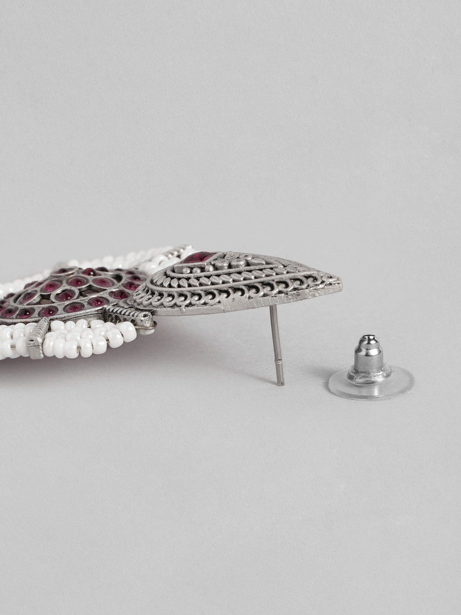 Abdesigns Glamorous High Quality German Silver Earrings