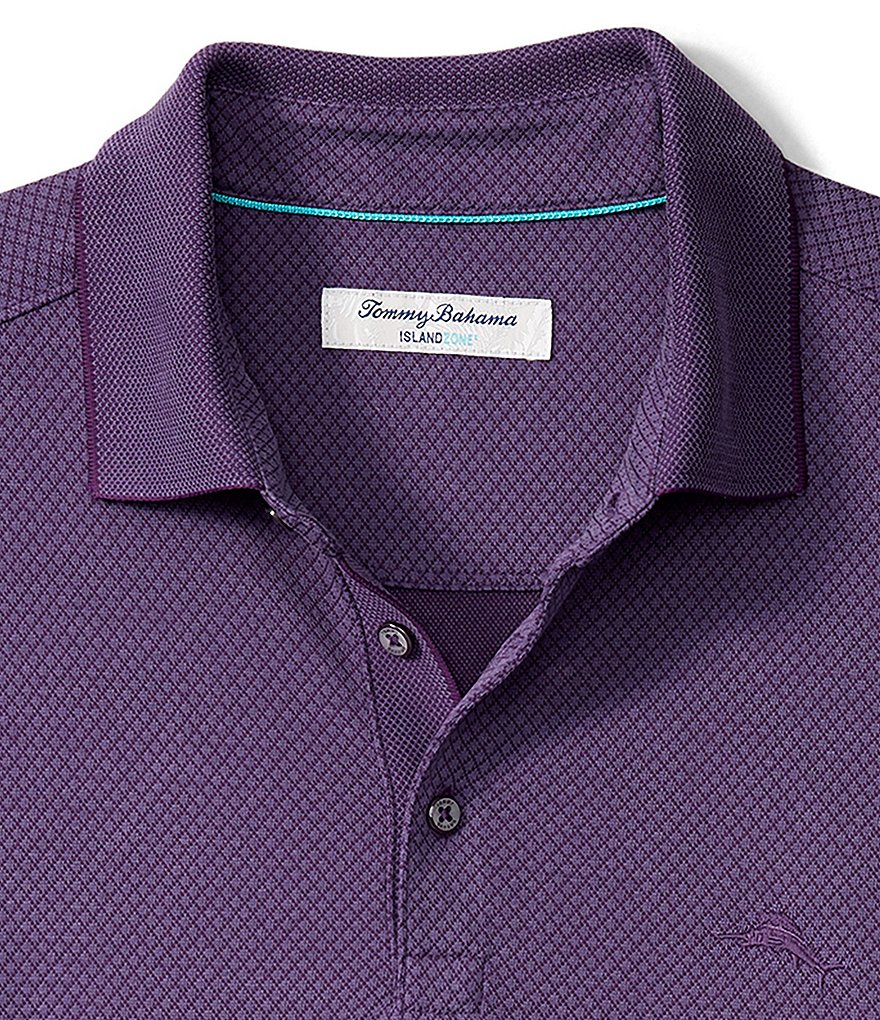Tommy Bahama Big & Tall IslandZone Diamond Dunes Short-Sleeve Polo Shirt