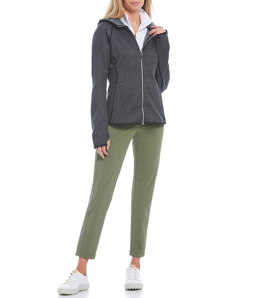 Cutter & Buck Mainsail Sweater-Knit Fleece Hoodie Full Zip Jacket