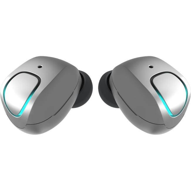 Alpha Audiotronics Skybuds - Truly Wireless Earbuds w/Digital Microphone, Adaptive Awareness & Mobile App (Nimbus)