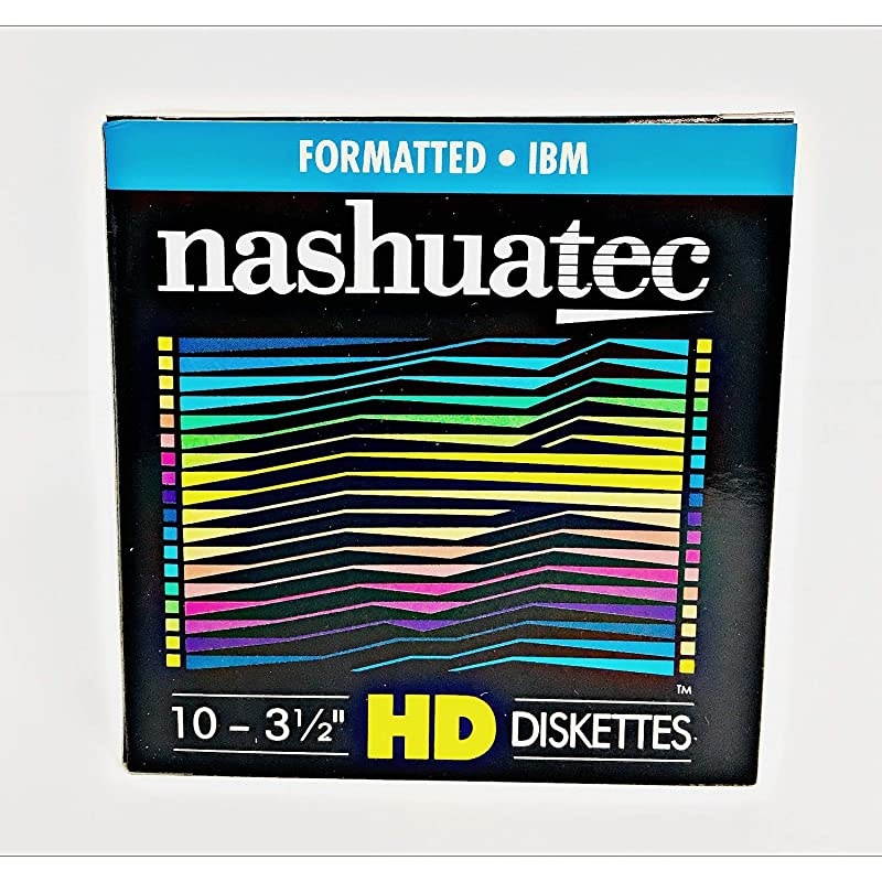 High Density HD 2Sided 35quot Diskette Formatted 10 Diskettes Per Pack For Storage Data