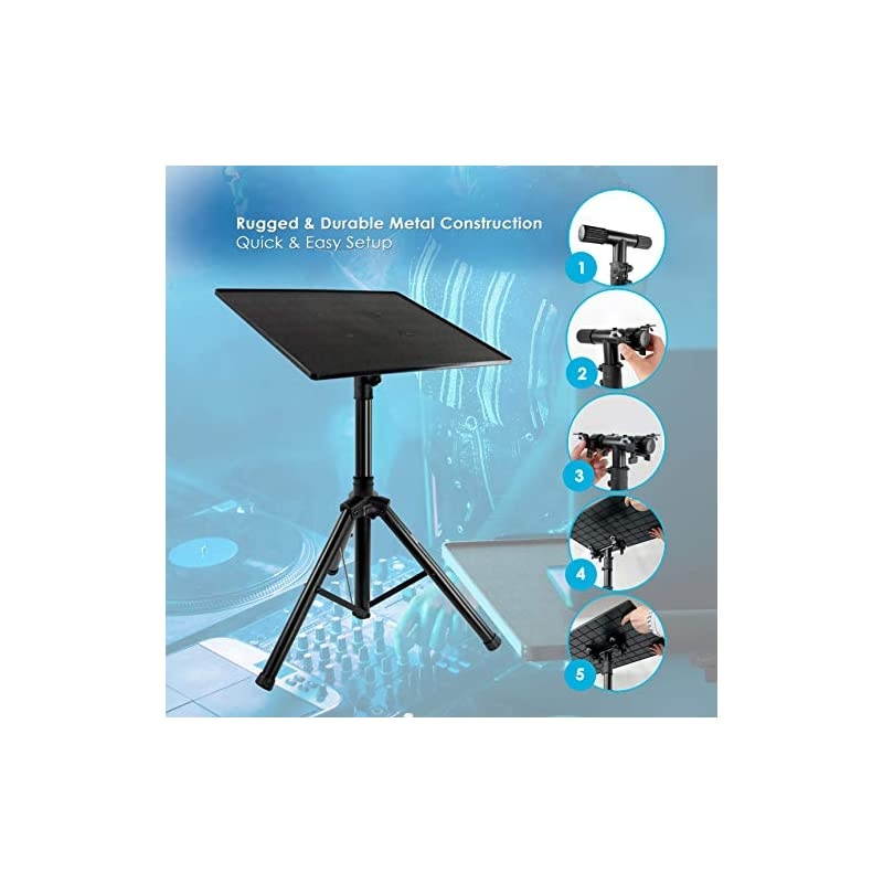Pro Laptop Projector Stand, 23" to 41", Good For Stage or Studio, 28" (PLPTS3)