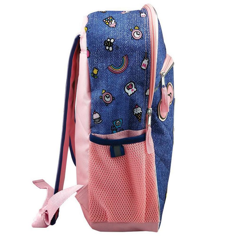 Hello Kitty 16" Kids' Deluxe Backpack - Denim Blue