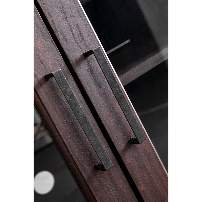 TV Stand for TVs up to 80" Dark Driftwood - Home Essentials