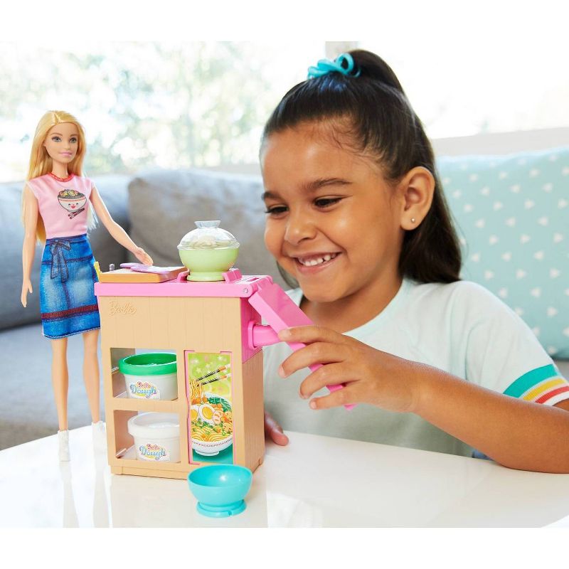Barbie You Can Be Anything Noodle Maker Blonde Doll and Playset