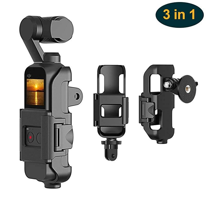 in 1 Tripod and Action GoPro Mount Stand Bracket for DJI Osmo Pocket Action Cam Mount with Tripod Mount Adapter and Screw Adapter DJI Osmo Pocket Accessories Kit Connect to Tripod and GoPro