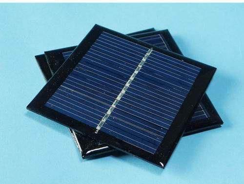 5.5v 0.6w 90mA mini solar panel for small solar system 65*65*3mm solar cells