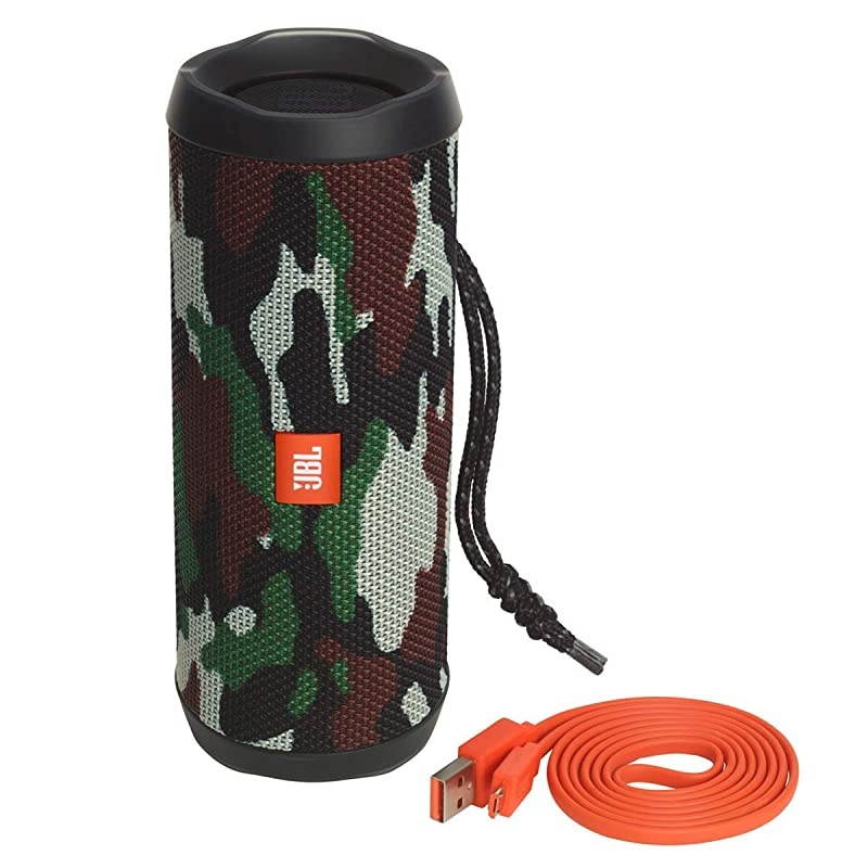 FLIP 4 IPX7 Waterproof Wireless Portable Bluetooth Rechargeable USB Speaker Camouflage Renewed