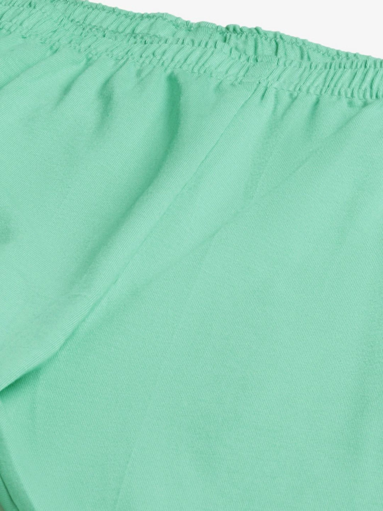 Ms.Lingies Green Cotton Leggings