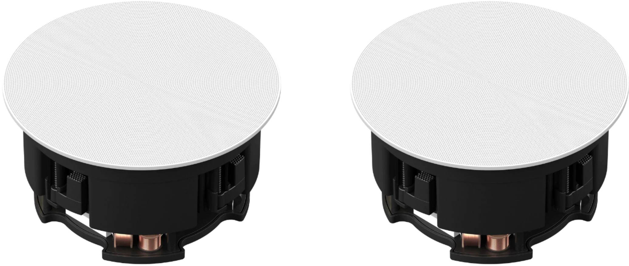 Sonos - Architectural 6-1/2" Passive 2-Way In-Ceiling Speakers (Pair) - White (INCLGWW1)