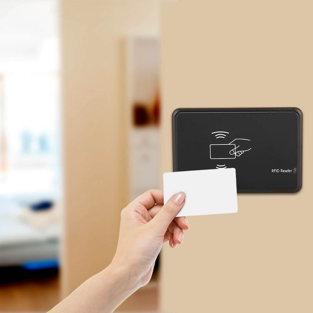 Portable 125KHz ID Card Reader Drive-Free with USB Cable Support for Windows System